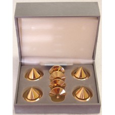 BBC Gold Audio Isolation Metal Cones STD (4 pc),NEW
